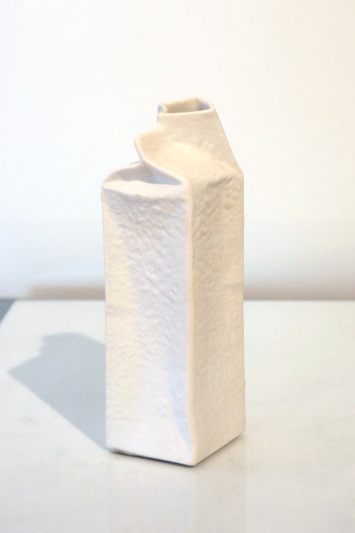 Porcelain Milk Carton by Yang for Rosenthal at 1stDibs