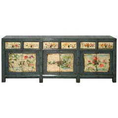 Blue Painted Buffet