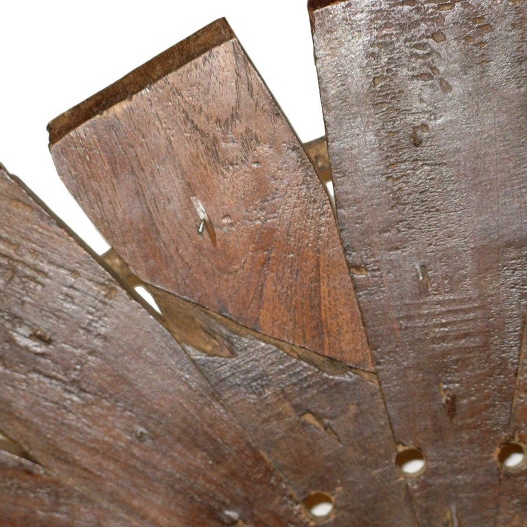 Teak Weaving Wheel 3