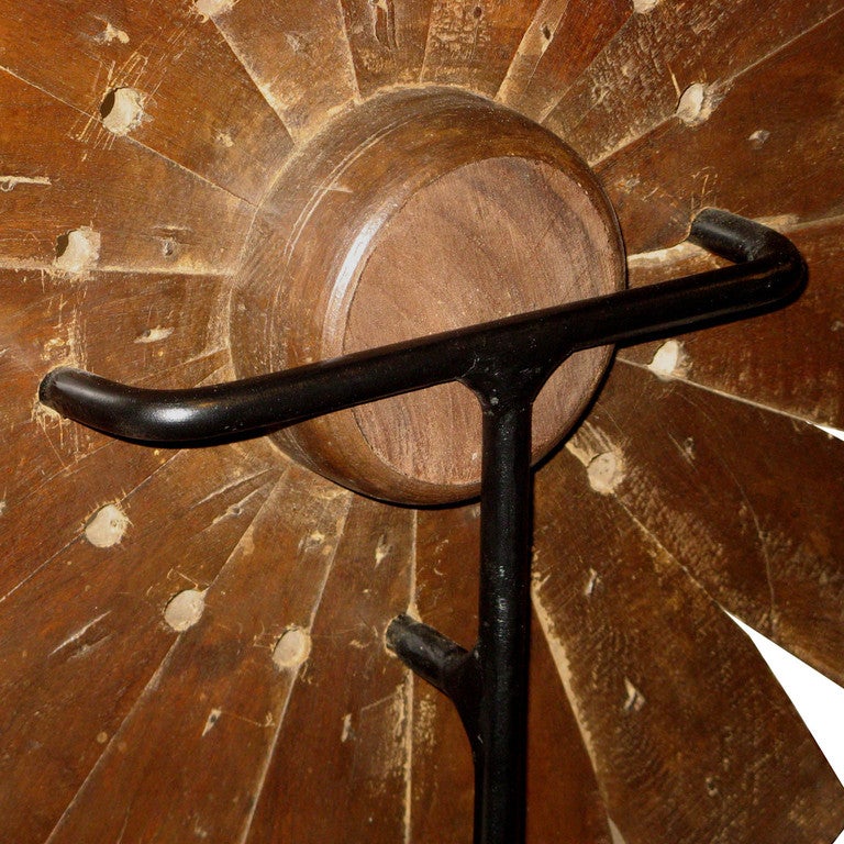 Teak Weaving Wheel 2