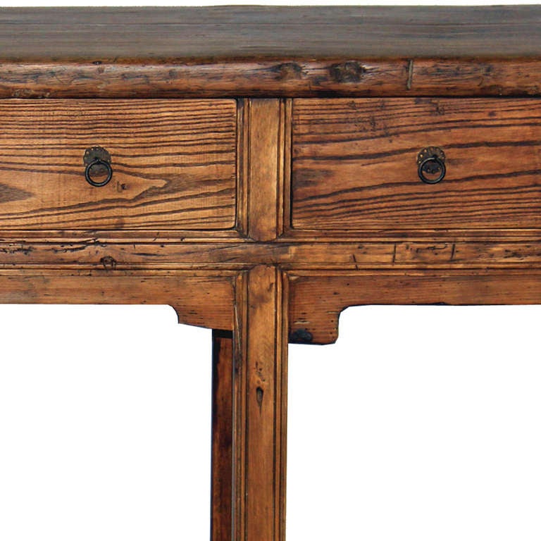 Shanxi Elm Console Table In Good Condition In San Francisco, CA