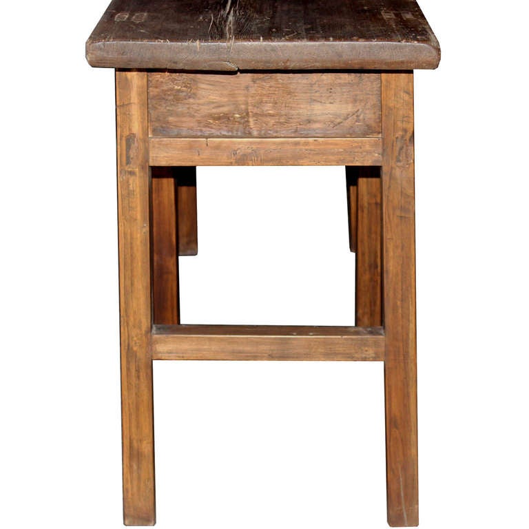 19th Century Shanxi Elm Console Table