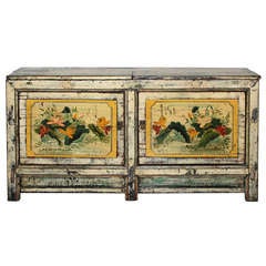 Gansu Cream Painted Buffet