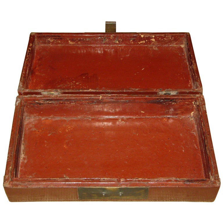 Antique Leather Box 2
