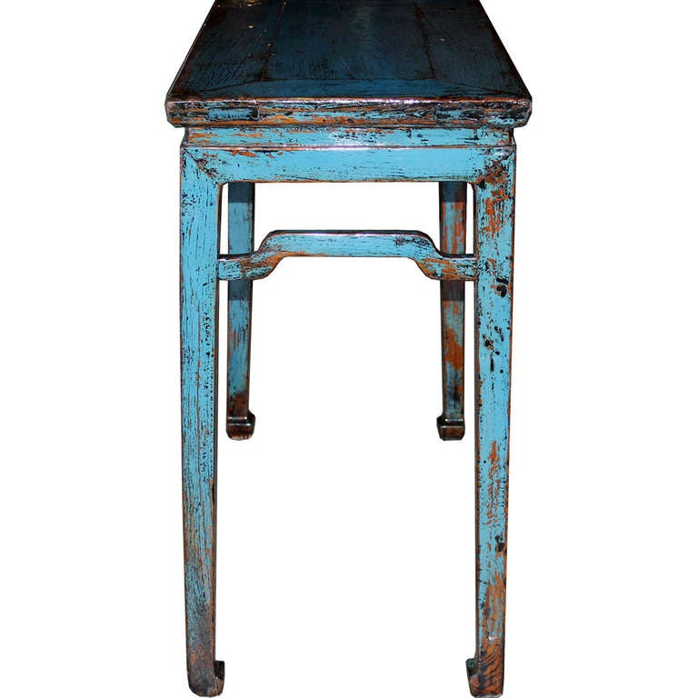 Elm Shanxi Blue Altar Table