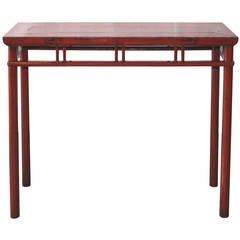 Red Console Table 3