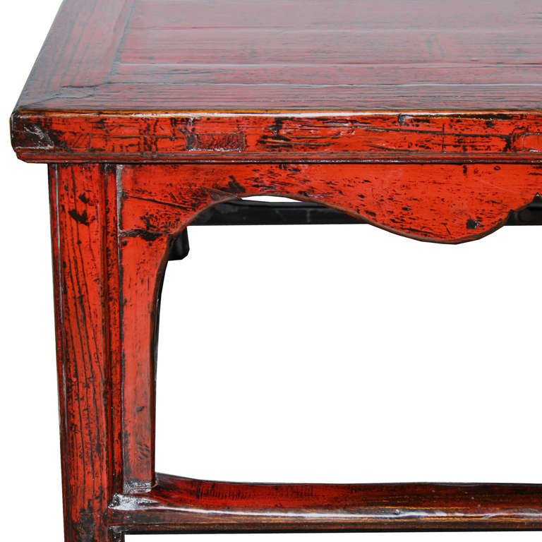 Chinese Beijing Red Coffee Table