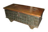 Antique Green Dowry Chest