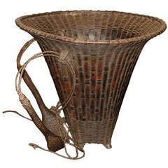Vintage Nepalese Tea Basket