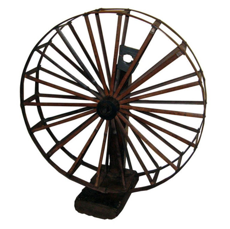 Japanese Bamboo Weaving Wheel at 1stdibs