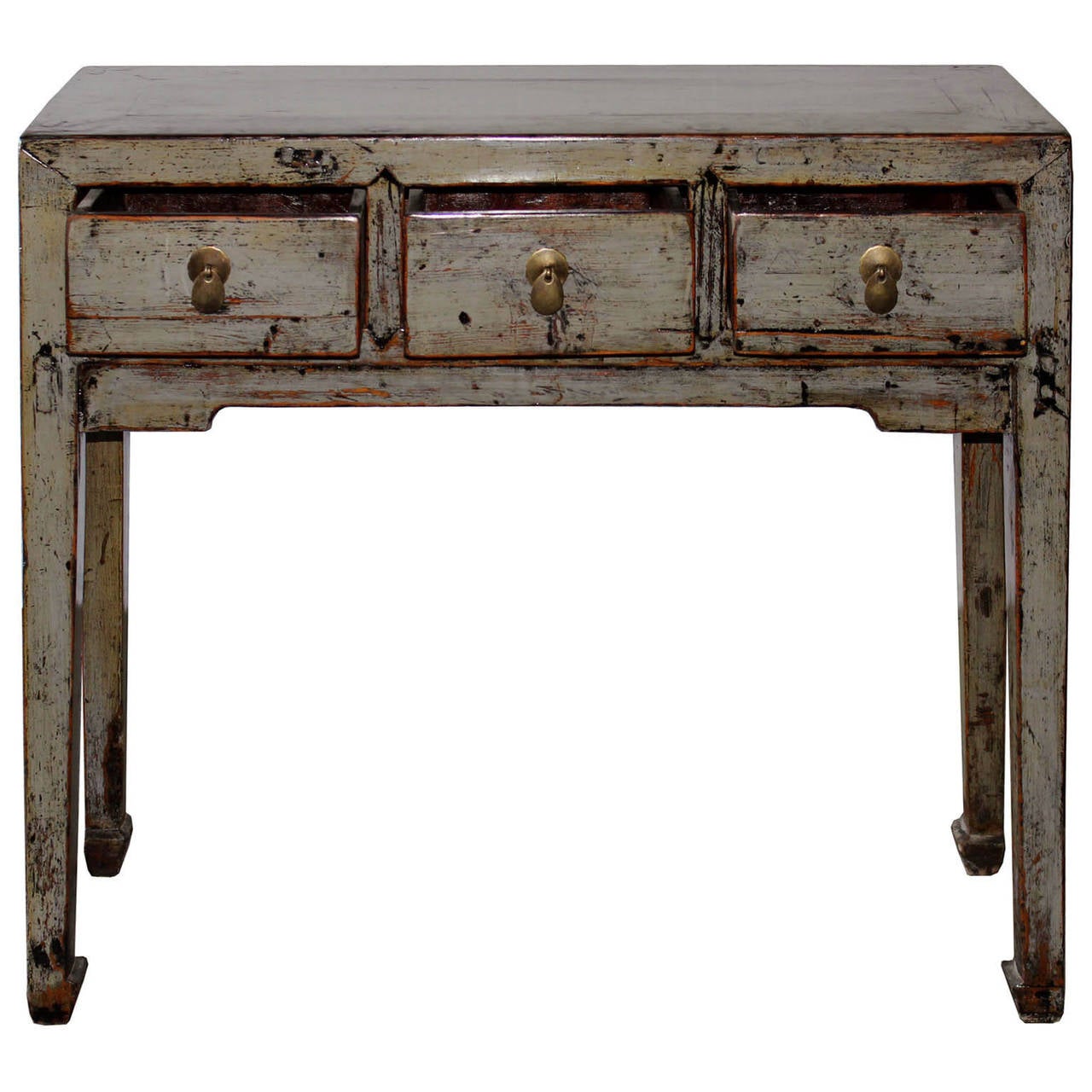 Chinese Shandong Gray Console Table