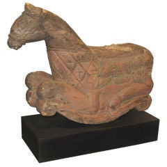 Carved Wood Horse