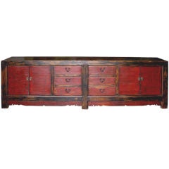 Red and Black Buffet