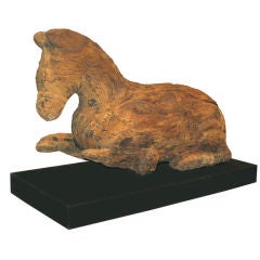 Carved Wood Horse