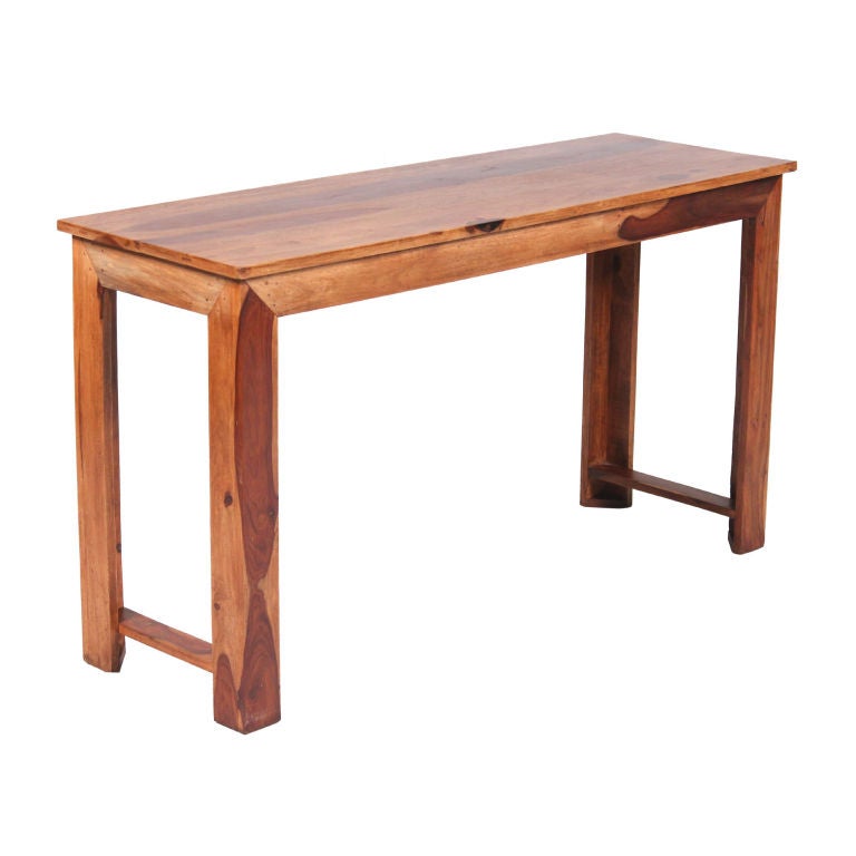 Sheesham Wood Console Table at 1stDibs