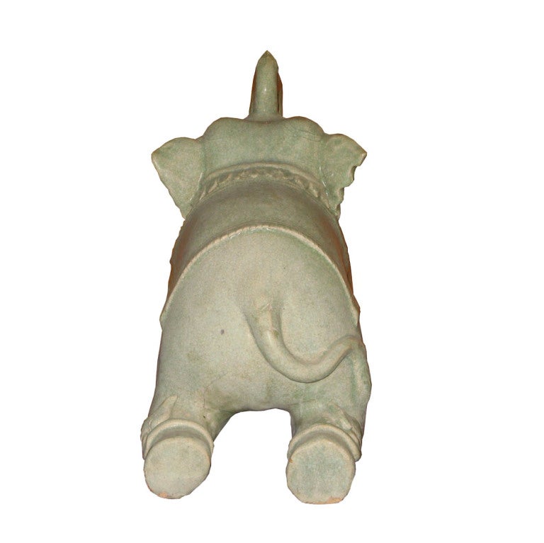 Thai Vintage Celadon Elephant