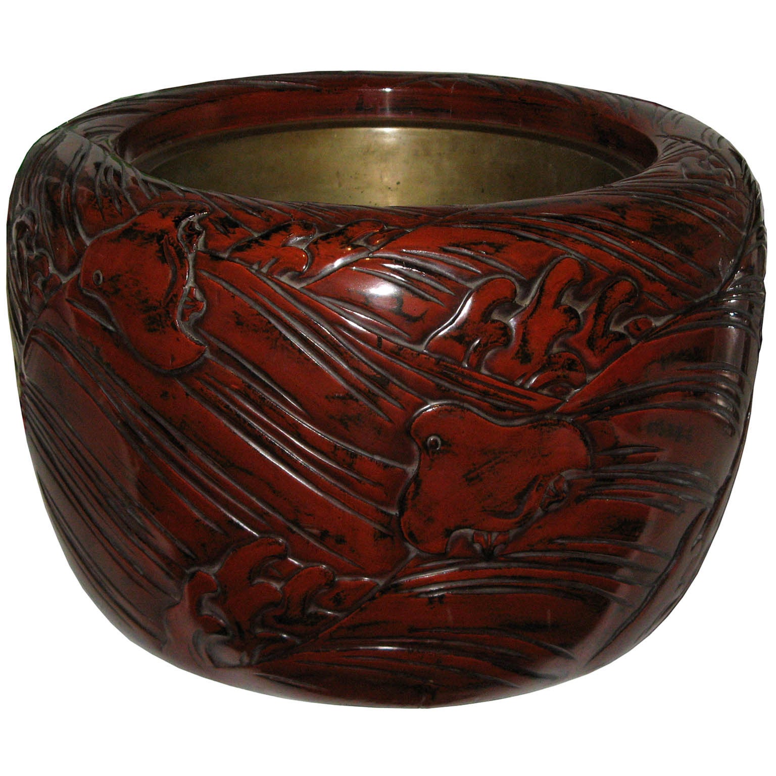 Japanese Lacquer Hibachi