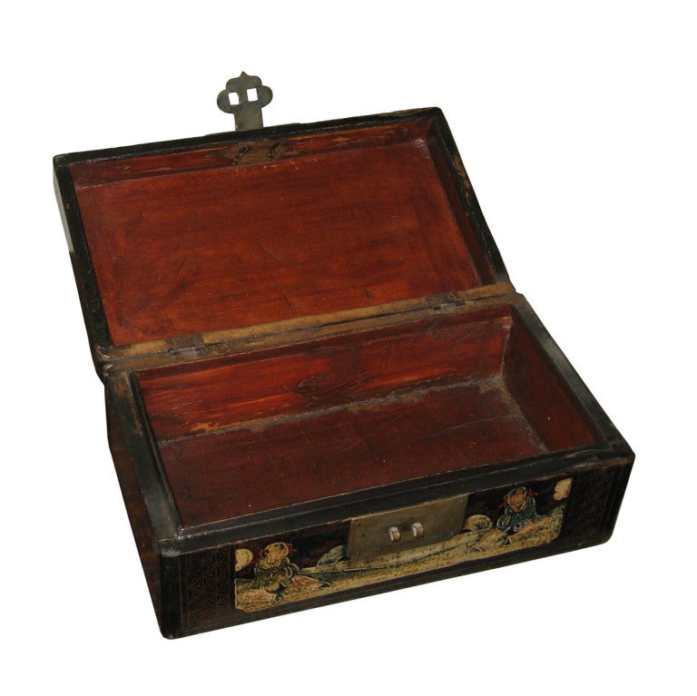 Brass Painted Document Box