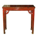 Red Lacquer Altar Table