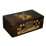 Antique Painted Document Box