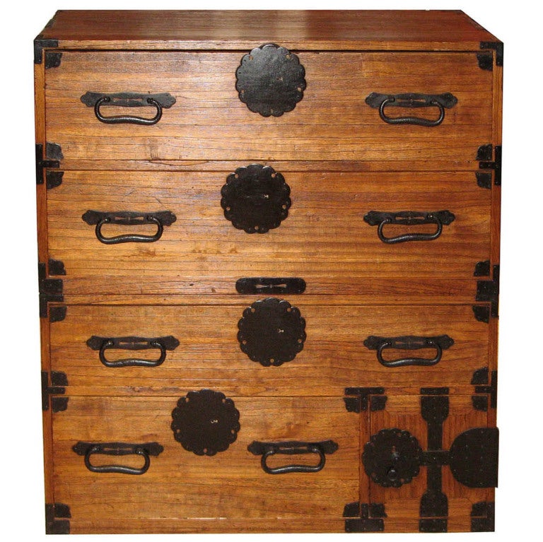 Antique Japanese Clothing Chest