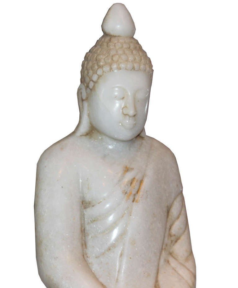 Burmese Standing Marble Buddha