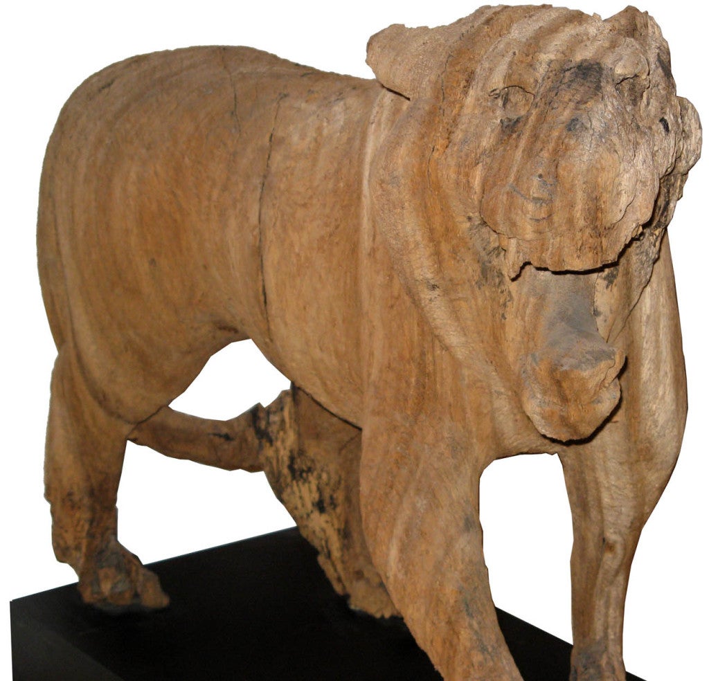 Eroded Burmese Tiger In Good Condition In San Francisco, CA
