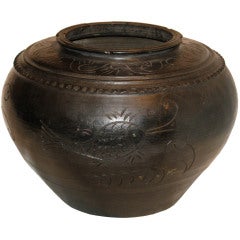 Antique Korean Soy Jar