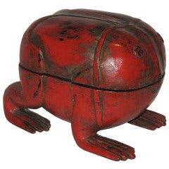 Vintage Red Frog