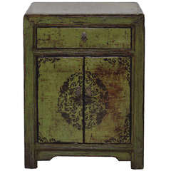 Chinese Green Side Chest