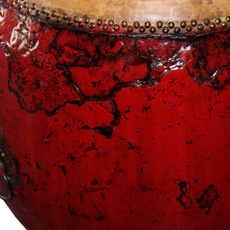 Red Ceremonial Drum
