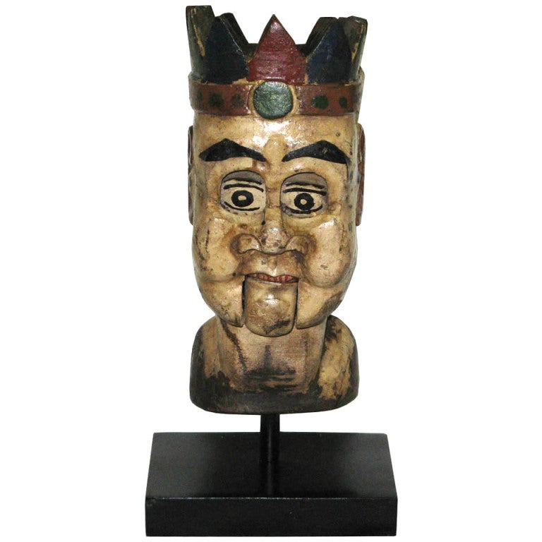 Puppet Head on Stand