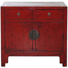 Antique Gansu Red Chest