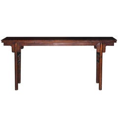 Antique Elm Altar Table