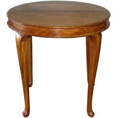 Chinese Round Mahogany Table