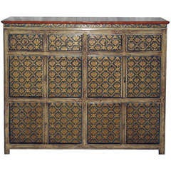 Hand-Painted Tibetan Chest