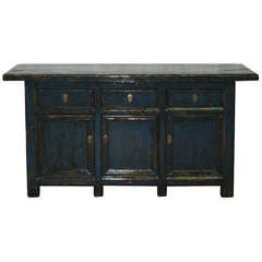 3 Door Blue Gansu Buffet