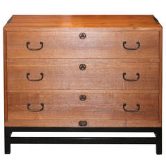 Antique Japanese Three-Drawer Chest