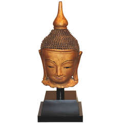 Gold Buddha Head