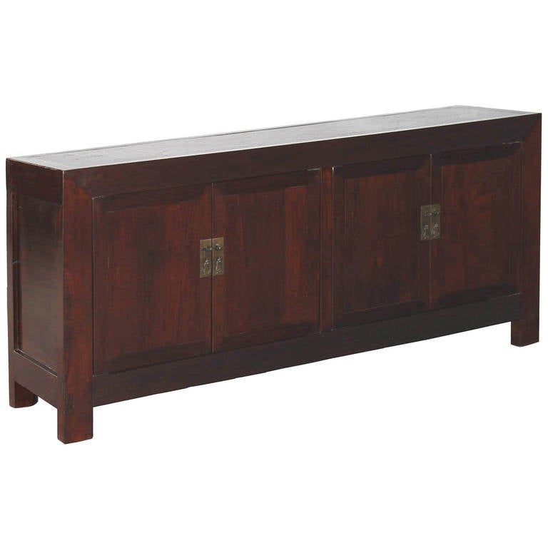 Chinese Walnut Buffet, circa 1890s