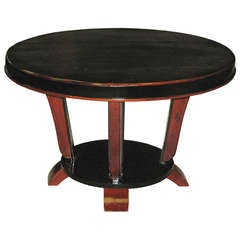 Round Mahogany Coffee Table