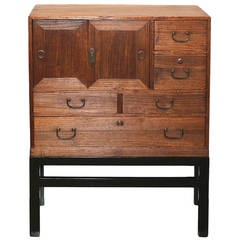 Japanese Kodansu on Stand Antique Japanese Kodansu on Stand