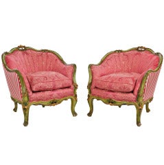 Venetian Club Chairs (Bergeres)