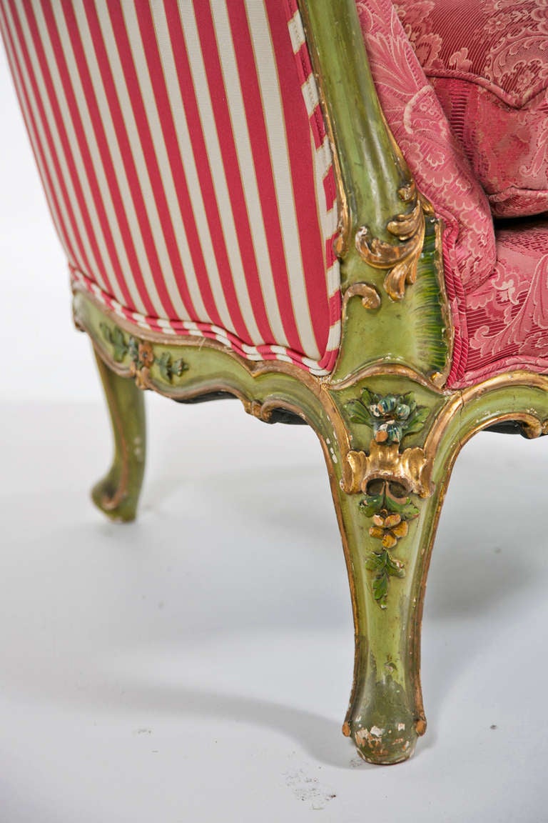 Italian Venetian Club Chairs (Bergeres)