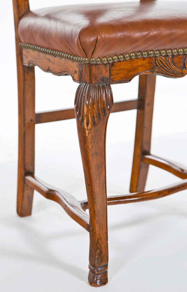 18th Century and Earlier Pair of 18th Century French Chairs