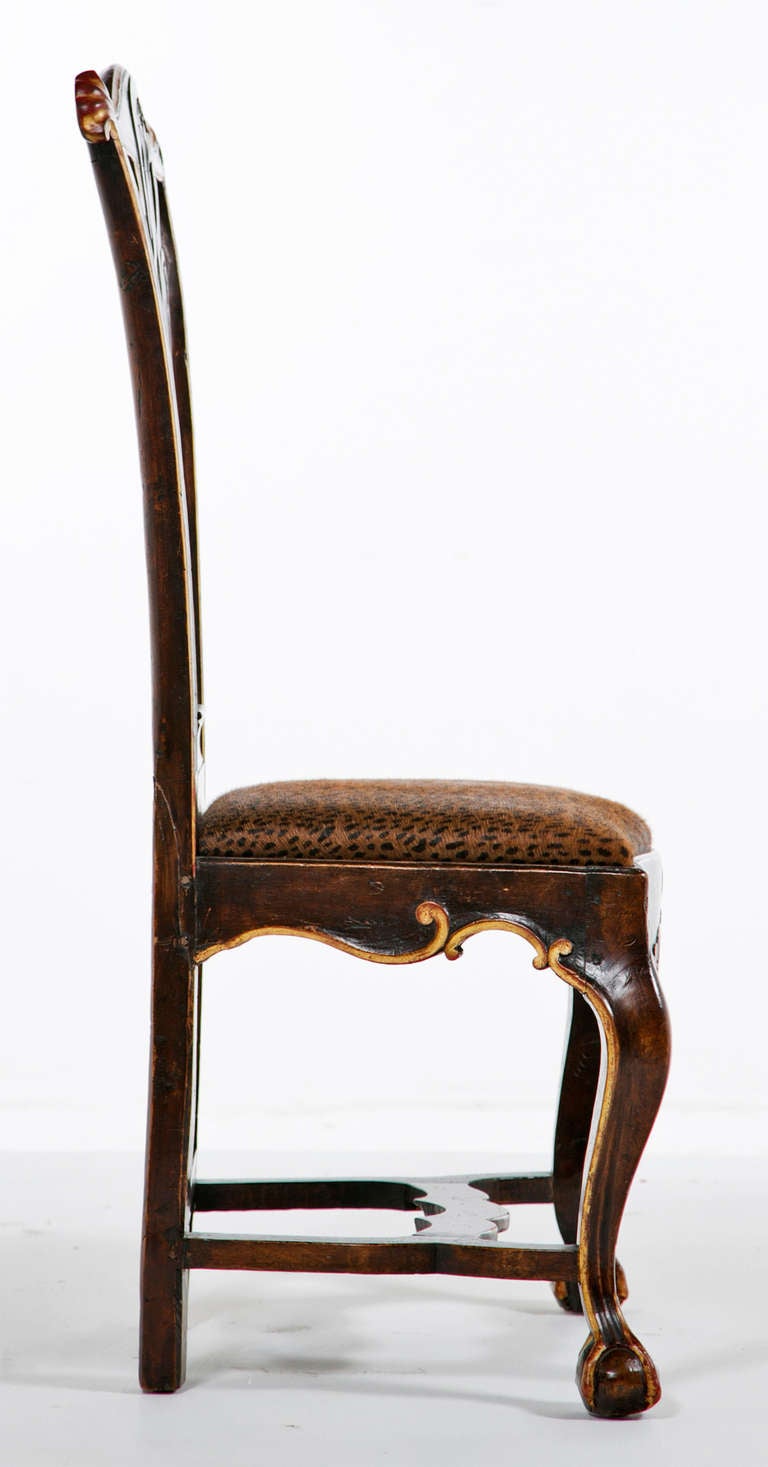 Wood Four 18th Century Portuguese Chairs