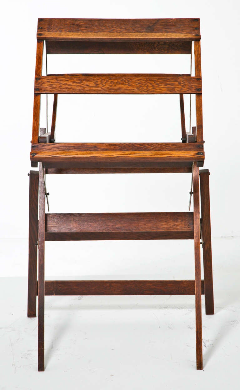 American Artists' Traveling Folding Oak Easel