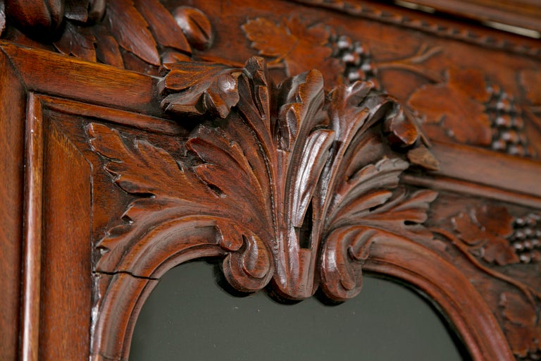 Glass Early 19th Century French Oak Cabinet