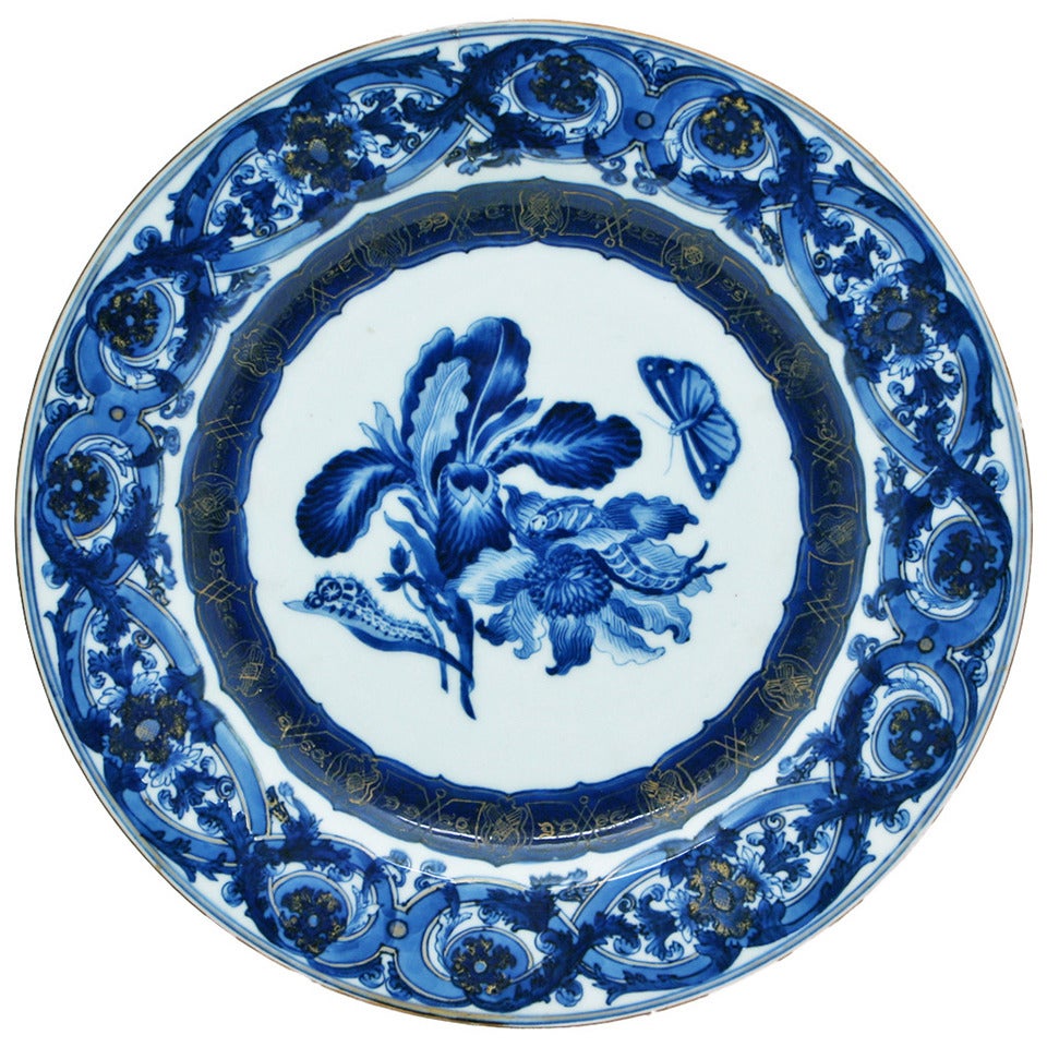 Maria Sibylla Merian Chinese Export Porcelain Plate Circca 1730