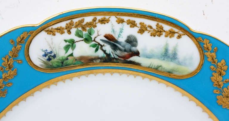 Piatto in porcellana russa Gardner Nicholas II 1